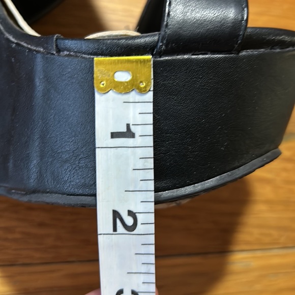 DbDk Fashion Black Wedge Sandals - Picture 8 of 11